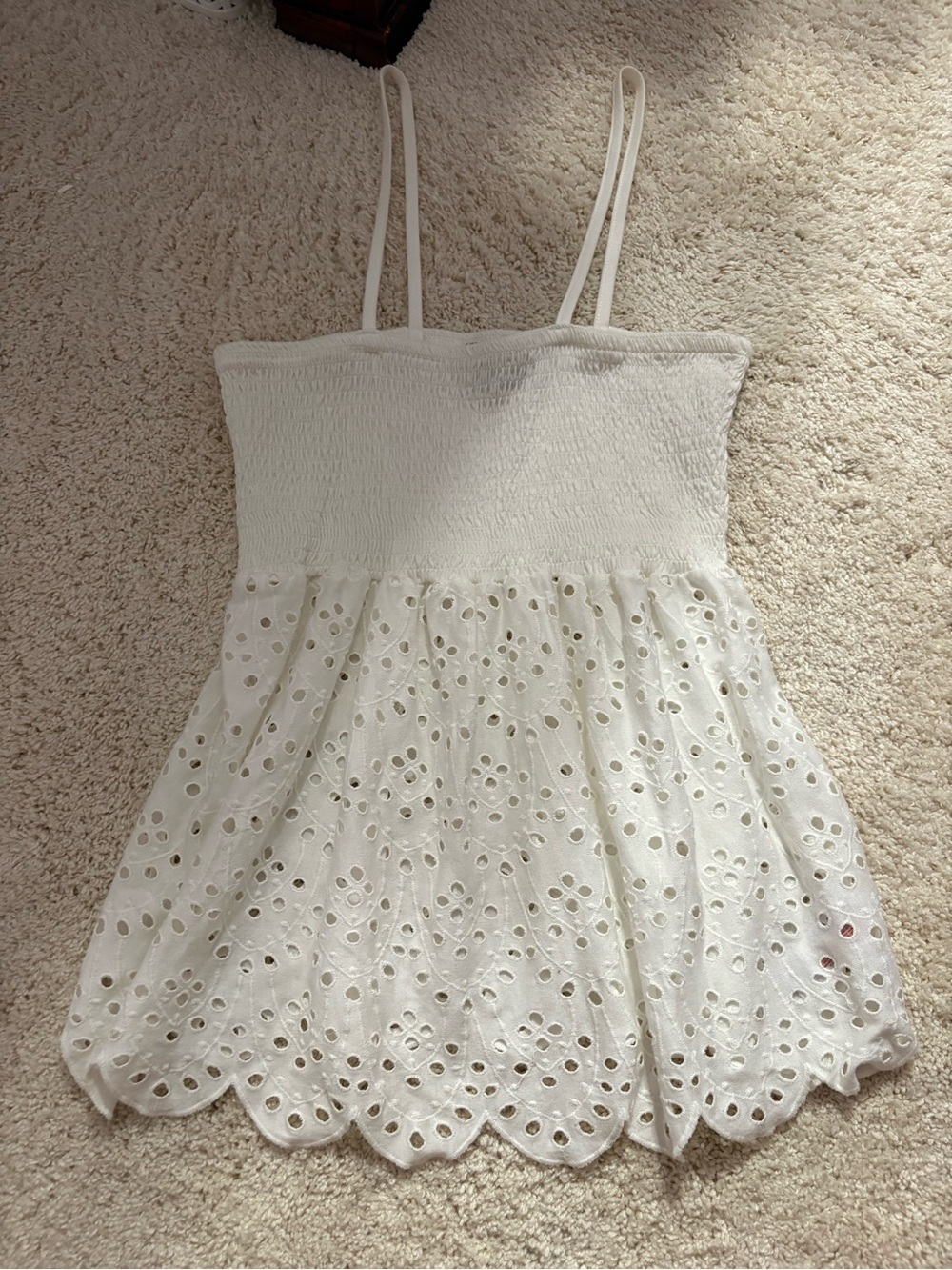 Cute White dress/shirt, flowy dress top